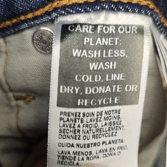 Levi's 501 Original Fit Straight Leg Blue Jeans - Picture 10 of 12